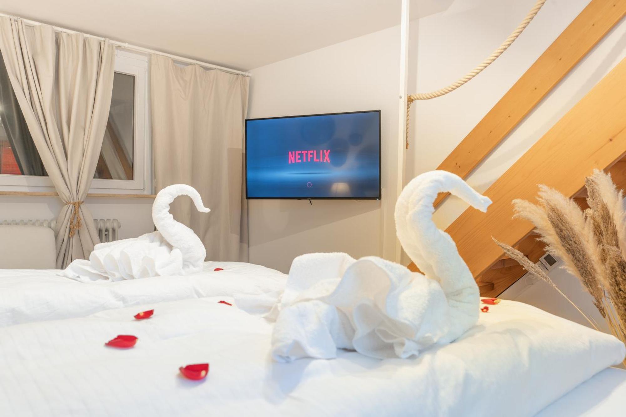 Seeblick-Oase Istayunixi Seenaehe-Sauna-Balkon-Netflix-Parkplatz Ohningen Esterno foto