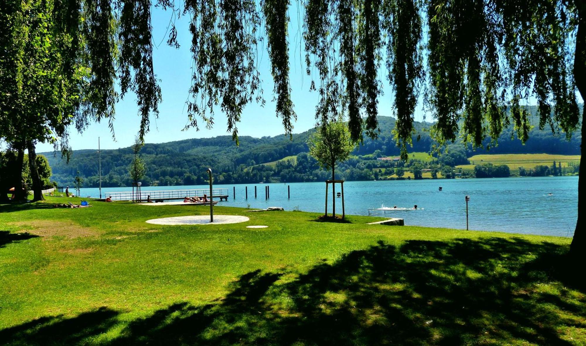 Seeblick-Oase Istayunixi Seenaehe-Sauna-Balkon-Netflix-Parkplatz Ohningen Esterno foto